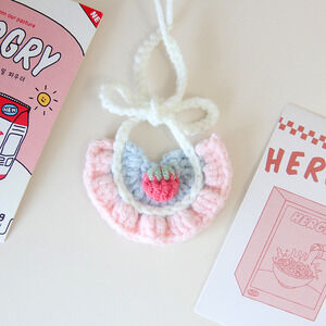 Small/Medium plush crochet bibs clothes outfits - MXM-41